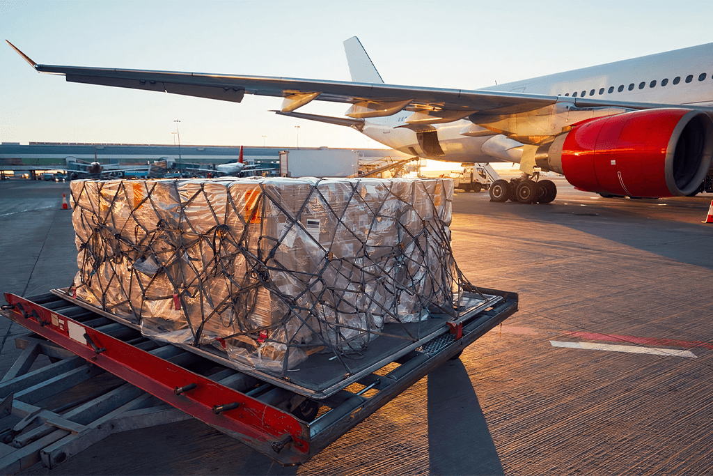 Transporte de carga em Aeronave